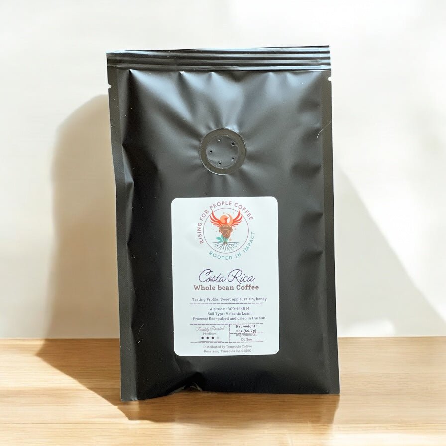 2oz Costa Rica - Rising For People Coffee Co.CoffeeRising For People Coffee Co.Rising For People Coffee Co.2oz - costaricaRising For People Coffee coffee bag— Costa Rica ,medium, Latte, Cappuccino, Coffee shop, Coffee shop near, Coffee near me, Roasted coffee, Speciality coffee, Green coffee, Black coffee, Espresso machine, French press, Espresso, Takeout coffee near, Reno coffee