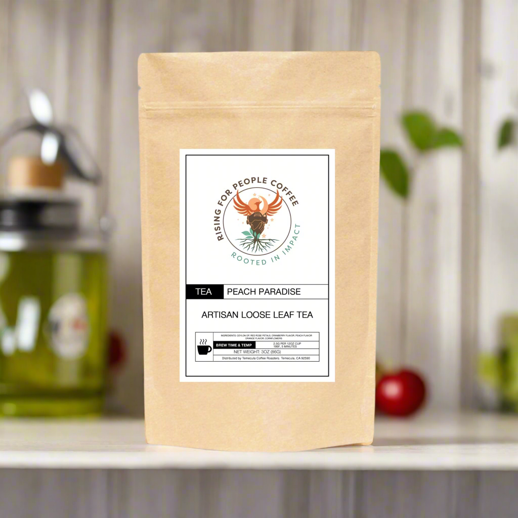Rising for People Coffee— Peach Paradise Tea Leaves, Latte,
Cappuccino,
Coffee shop,
Coffee shop near,
Coffee near me,
Roasted coffee,
Speciality coffee,
Green coffee,
Black coffee,
Espresso machine,
French press,
Espresso,
Takeout coffee near