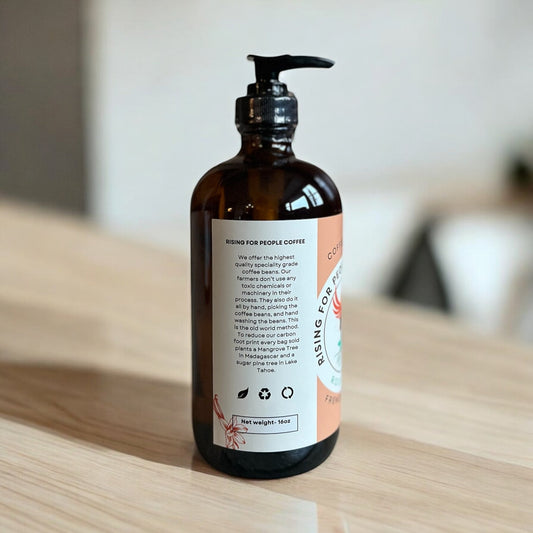 Coffee Syrup Variety Flavors - Rising For People Coffee Co.CoffeeRising For People Coffee Co.Rising For People Coffee Co.197644993260Rising for people coffee - organic French vanilla syrup - perfect for coffee, lattes, smoothies, cooking, baking, and cocktails , Latte, Cappuccino, Coffee shop, Coffee shop near, Coffee near me, Roasted coffee, Speciality coffee, Green coffee, Black coffee, Espresso machine, French press, Espresso, Takeout coffee near