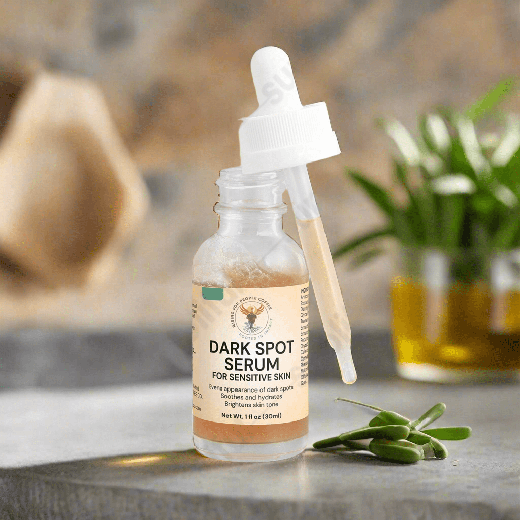 Dark Spot Serum for Sensitive Skin - Rising For People Coffee Co.Personal Care and BeautyRising For People Coffee Co.Rising For People Coffee Co.FMN0DRSERising for people coffee dark spot serum for sensitive skin, Latte, Cappuccino, Coffee shop, Coffee shop near, Coffee near me, Roasted coffee, Speciality coffee, Green coffee, Black coffee, Espresso machine, French press, Espresso, Takeout coffee near
