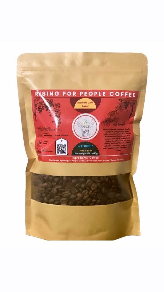 Ethiopia Shanta Golba Coffee - Rising For People Coffee Co.CoffeeRising For People Coffee Co.Rising For People Coffee Co.198168438220Rising for People Coffee bag— Organic Ethiopia Single Origin Speciality Roasted Coffee beans , Latte, Cappuccino, Coffee shop, Coffee shop near, Coffee near me, Roasted coffee, Speciality coffee, Green coffee, Black coffee, Espresso machine, French press, Espresso, Takeout coffee near