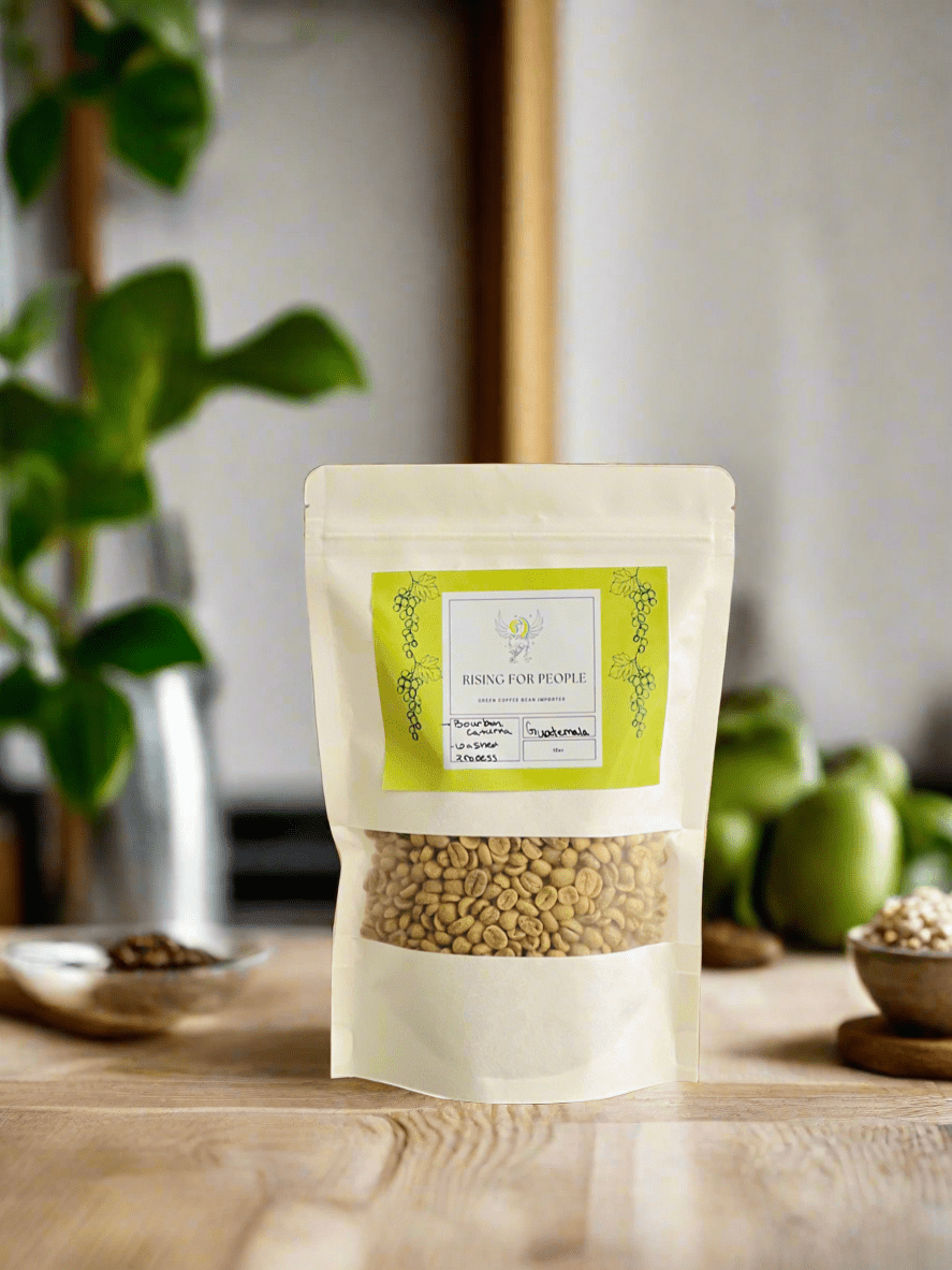 Guatemala - Green Coffee - Rising For People Coffee Co.CoffeeRising For People Coffee Co.Rising For People Coffee Co.Rising for People Coffee bag— Guatemala Green Coffee Beans (RAW)