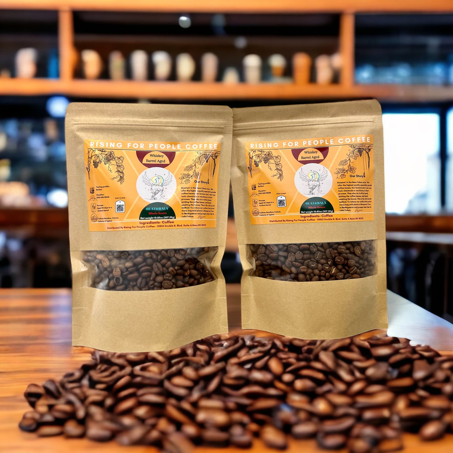 rising for people coffee whiskey barrel aged coffee