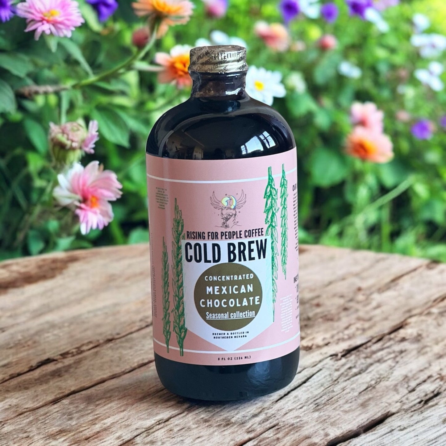 Limited Edition - Mexican Chocolate Cold Brew Concentrate Coffee - Rising For People Coffee Co.CoffeeRising For People Coffee Co.Rising For People Coffee Co.Rising for people coffee spring collection of the Mexican chocolate cold brew coffee concentrate. Best for lattes, cold brew, baking, cooking , sugar free coffee, dairy free coffee, organic and speciality coffee, near me, gourmet coffee, black owned coffee company, Latte, Cappuccino, Coffee shop, Coffee shop near, Coffee near me, Roasted cof