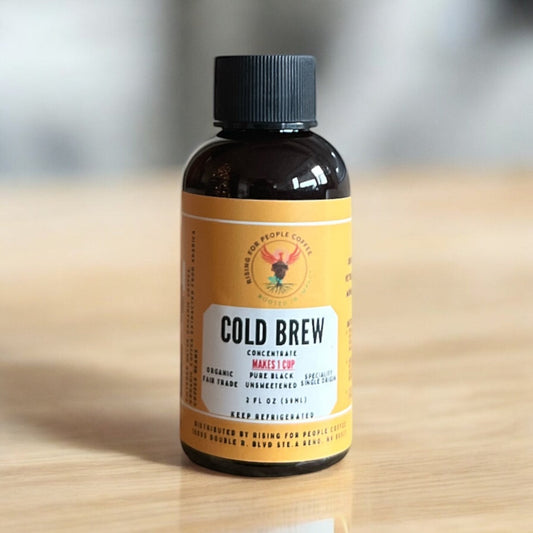 2oz Travel Original Cold Brew Concentrate Coffee - Rising For People Coffee Co.CoffeeRising For People Coffee Co.Rising For People Coffee Co.Rising for People Coffee concentrate bottle— 2oz Travel Original Cold Brew Concentrate, Latte, Cappuccino, Coffee shop, Coffee shop near, Coffee near me, Roasted coffee, Speciality coffee, Green coffee, Black coffee, Espresso machine, French press, Espresso, Takeout coffee near