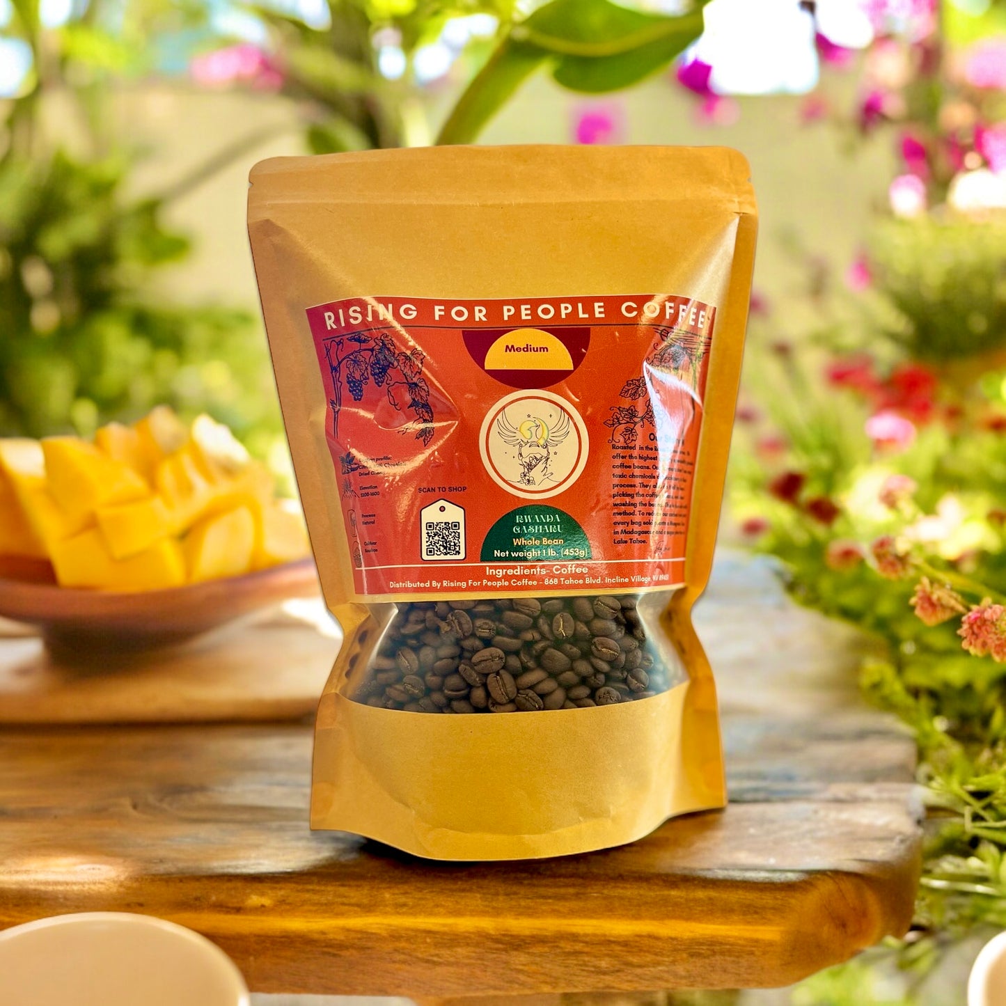Organic Rwanda Single Origin Speciality Roasted Coffee beans 