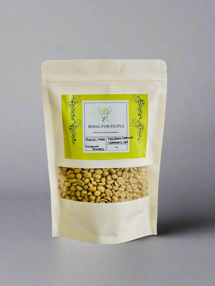 Honduras green unroasted coffee, organic coffee, rising for people coffee