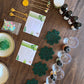 Rising for people coffee flight experience Kit. At home coffee experience. Complete set of speciality gourmet coffee themed for St.Patrick’s day celebration