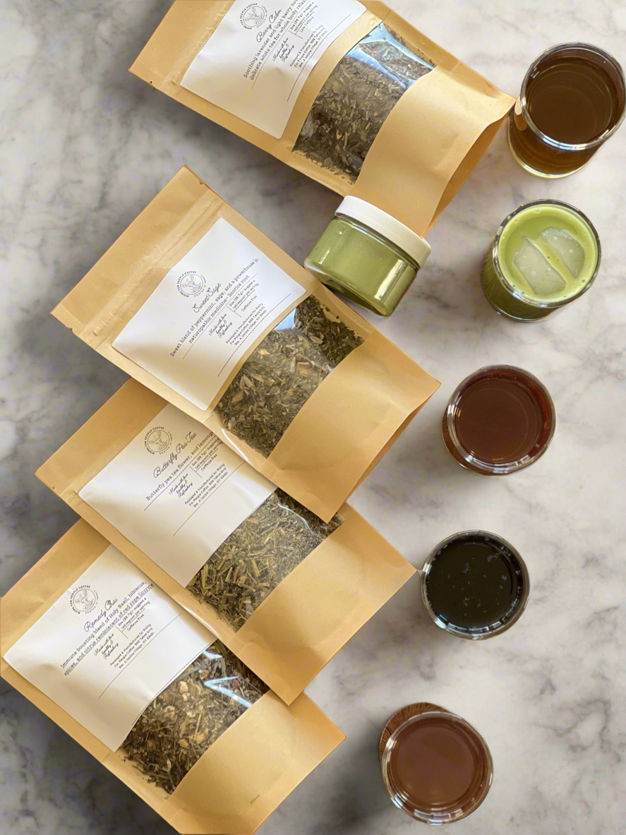 Specialty gourmet tea set by rising for people coffee 