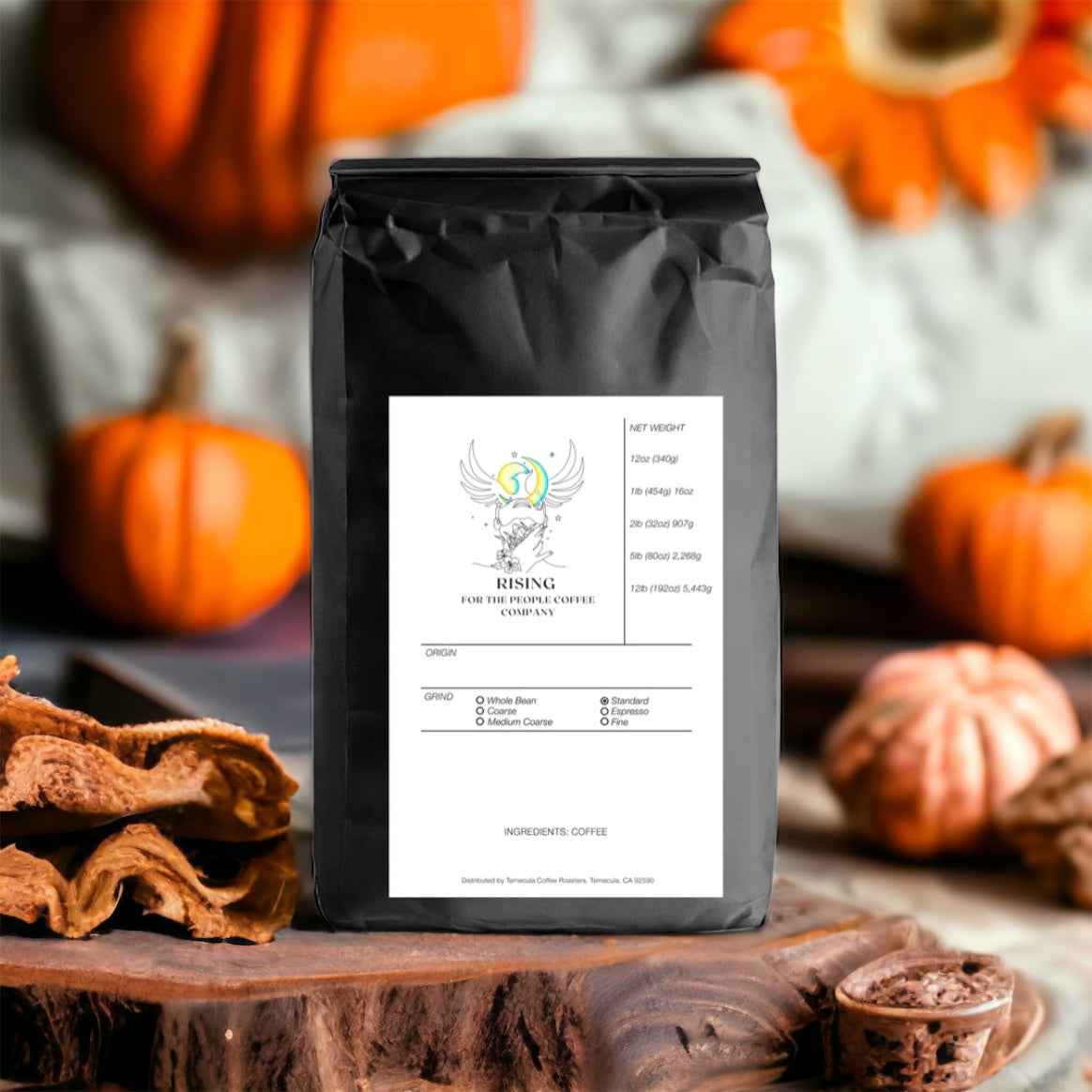 rising for people coffee pumpkin spice
