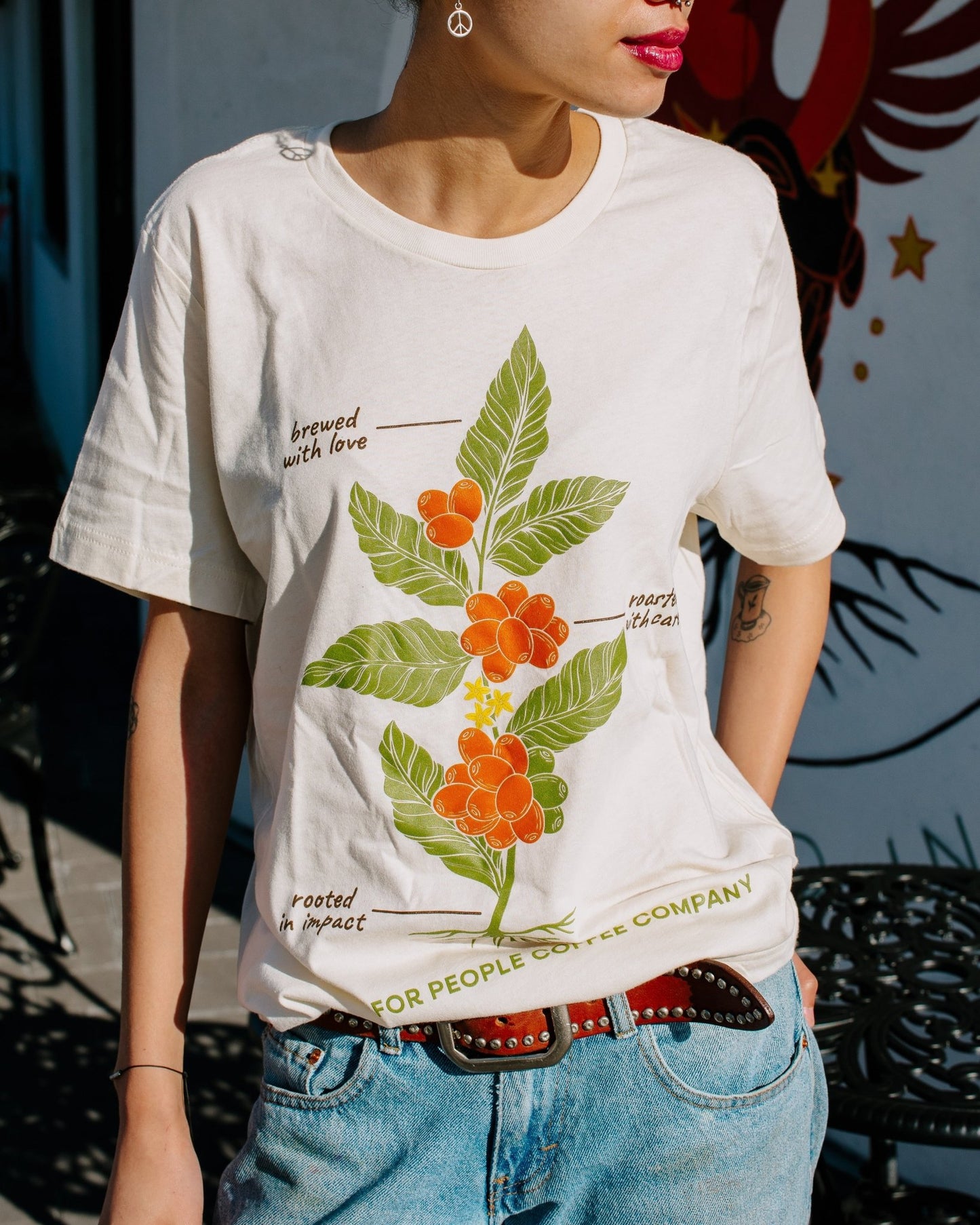 Brewed with Love Coffee Shirt (Unisex) - Rising For People Coffee Co.Rising For People Coffee Co.Rising For People Coffee Co.Brewed with Love Coffee Shirt (Unisex)