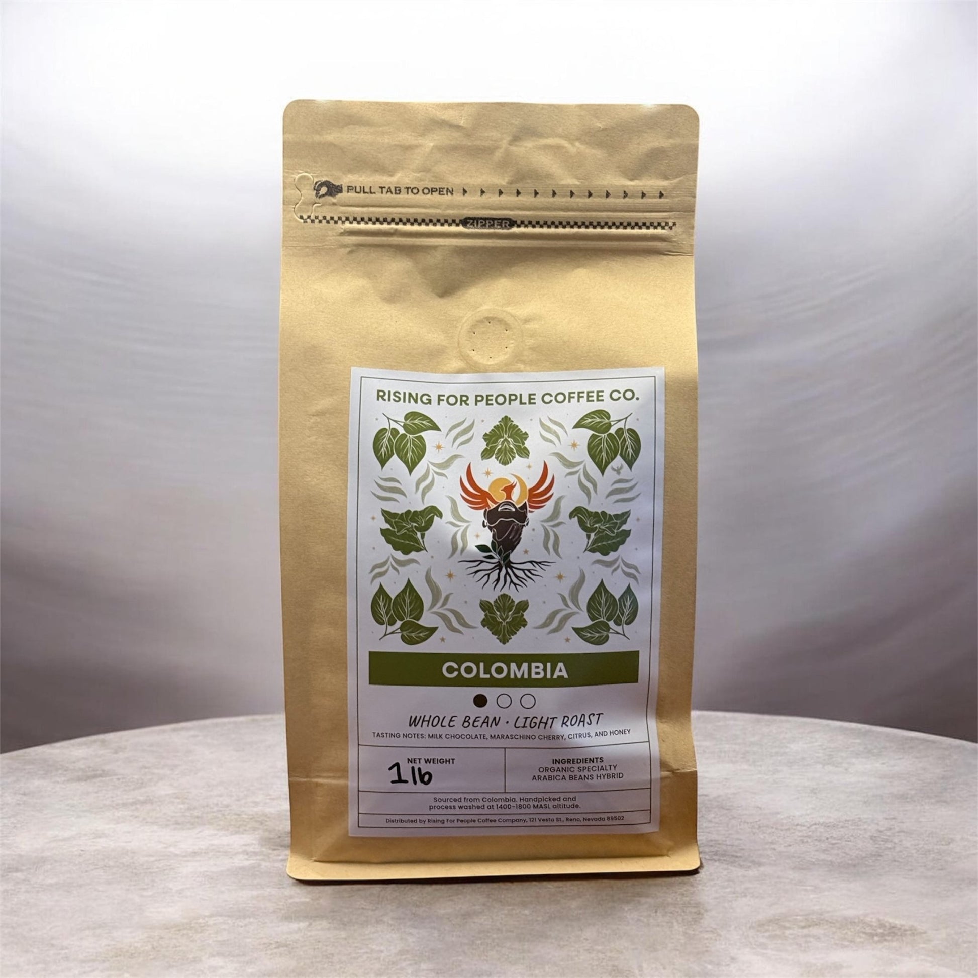 Colombia Coffee - Light Roast ( Women Co - Op) - Rising For People Coffee Co.CoffeeRising For People Coffee Co.Rising For People Coffee Co.93679971Colombia Coffee - Light Roast ( Women Co - Op)