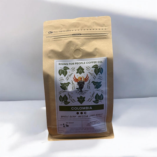 Colombia Coffee - Medium Dark ( Women Co - Op) - Rising For People Coffee Co.CoffeeRising For People Coffee Co.Rising For People Coffee Co.93679971Colombia Coffee - Medium Dark ( Women Co - Op)