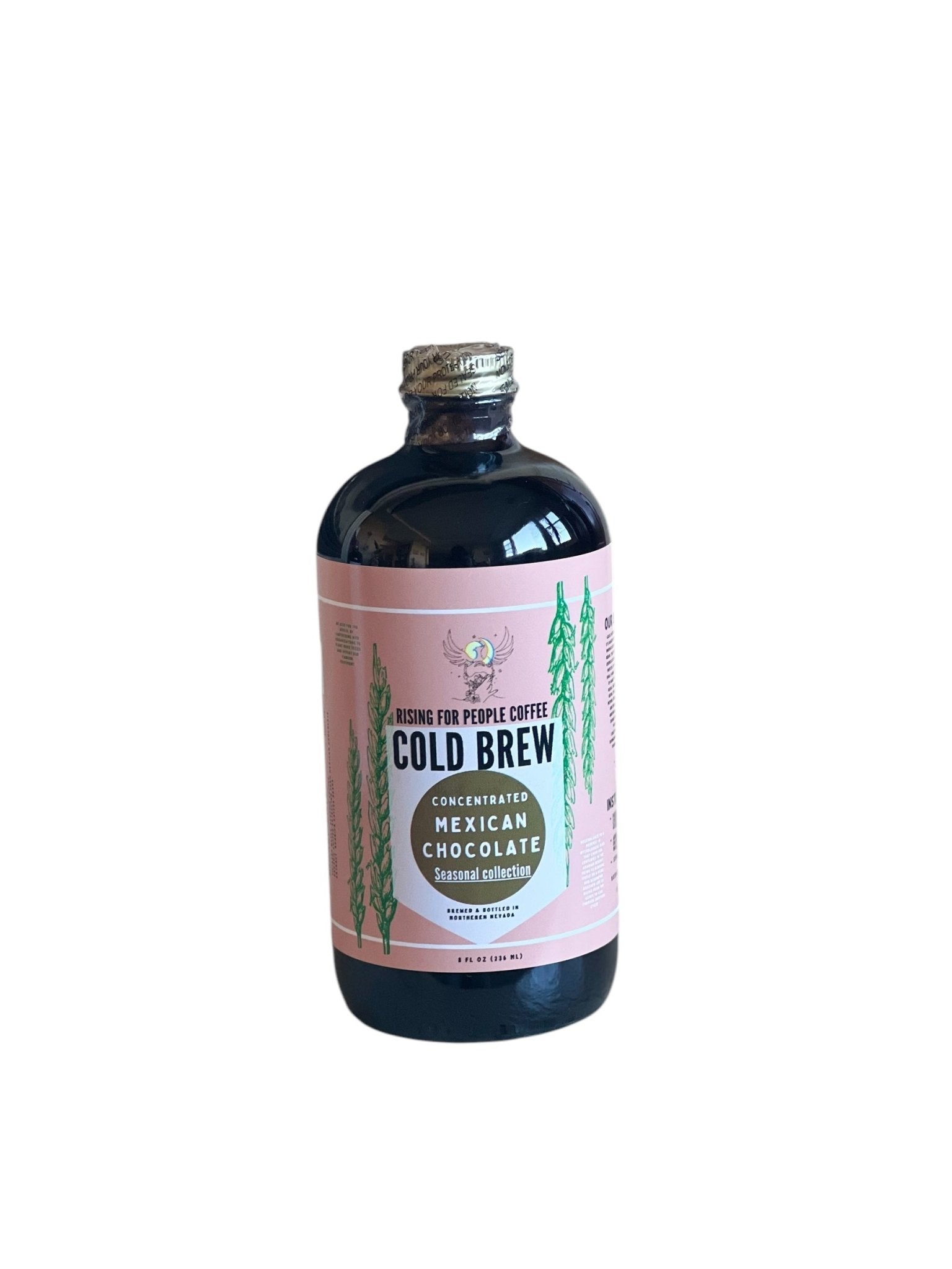 Limited Edition - Mexican Chocolate Cold Brew Concentrate Coffee - Rising For People Coffee Co.CoffeeRising For People Coffee Co.Rising For People Coffee Co.Rising for people coffee spring collection of the Mexican chocolate cold brew coffee concentrate. Best for lattes, cold brew, baking, cooking , sugar free coffee, dairy free coffee, organic and speciality coffee, near me, gourmet coffee, black owned coffee company, Latte, Cappuccino, Coffee shop, Coffee shop near, Coffee near me, Roasted cof