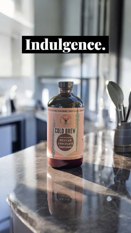 Limited Edition - Mexican Chocolate Cold Brew Concentrate Coffee - Rising For People Coffee Co.CoffeeRising For People Coffee Co.Rising For People Coffee Co.Limited Edition - Mexican Chocolate Cold Brew Concentrate Coffee - Rising For People Coffee Co.CoffeeRising For People Coffee Co.Rising For People Coffee Co.Rising for people coffee spring collection of the Mexican chocolate cold brew coffee concentrate. Best for lattes, cold brew, baking, cooking , sugar free coffee, dairy free coffee, orga
