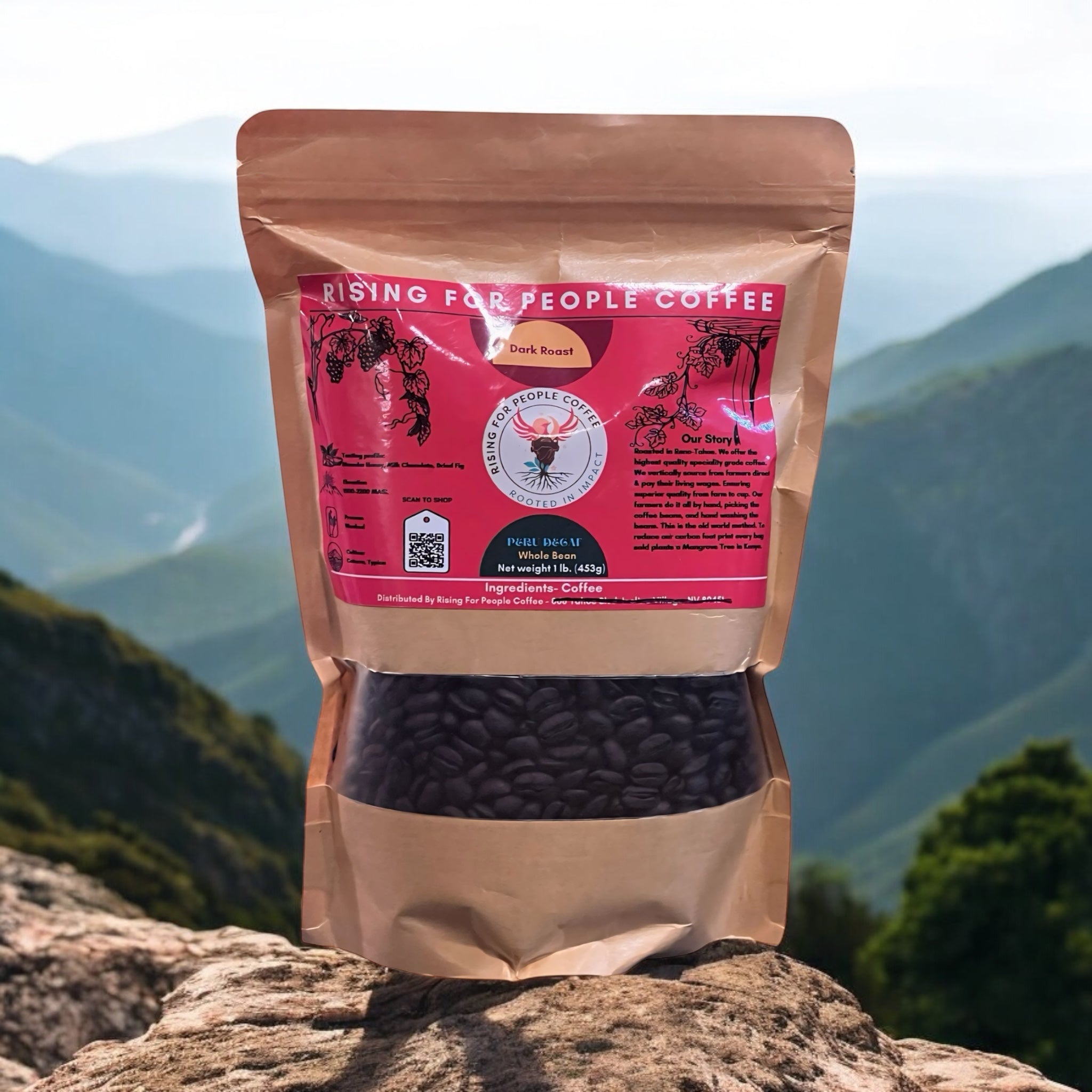 Peru Decaf - Rising For People Coffee Co.CoffeeRising For People Coffee Co.Rising For People Coffee Co.TVARPERU DECAF - WH - NA - 1LBRising For people coffee bag - roasted organic Peru decaf gourmet specialty coffee beans perfect organic gourmet coffee for lattes, baking, cooking, culinary use, Reno coffee near me, Latte, Cappuccino, Coffee shop, Coffee shop near, Coffee near me, Roasted coffee, Speciality coffee, Green coffee, Black coffee, Espresso machine, French press, Espresso, Takeout coff