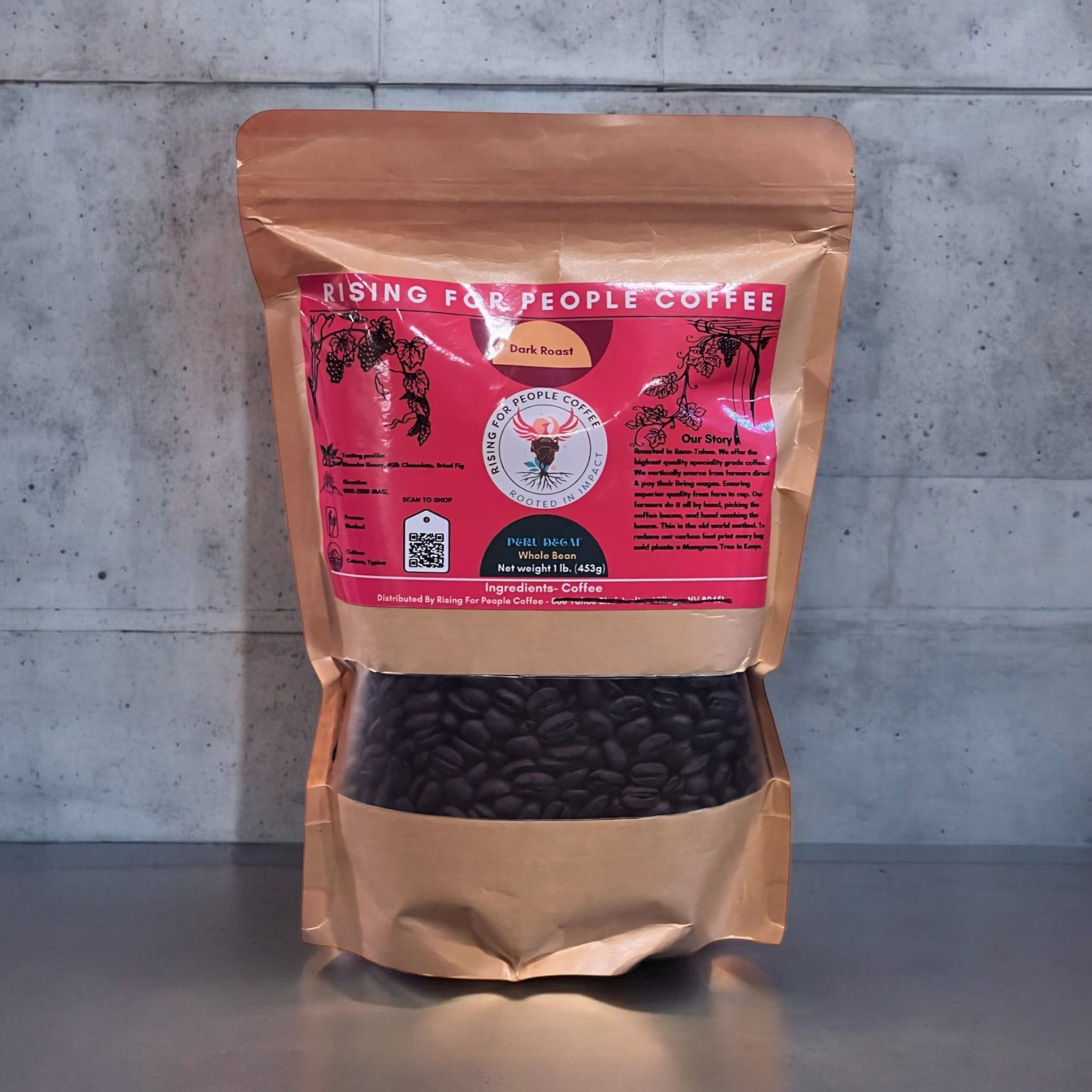 Peru Decaf - Rising For People Coffee Co.CoffeeRising For People Coffee Co.Rising For People Coffee Co.TVARPERU DECAF - WH - NA - 1LBRising For people coffee bag - roasted organic Peru decaf gourmet specialty coffee beans perfect organic gourmet coffee for lattes, baking, cooking, culinary use, Reno coffee near me, Latte, Cappuccino, Coffee shop, Coffee shop near, Coffee near me, Roasted coffee, Speciality coffee, Green coffee, Black coffee, Espresso machine, French press, Espresso, Takeout coff