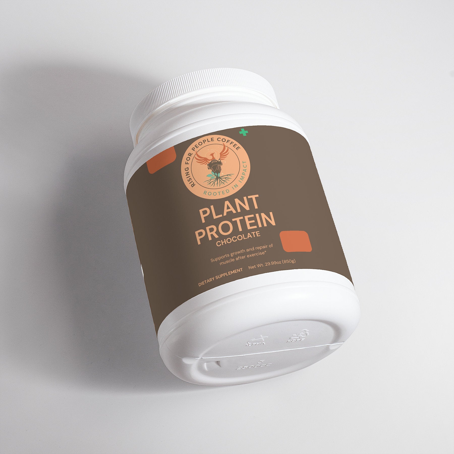 Plant Protein (Chocolate) - Rising For People Coffee Co.Proteins & BlendsRising For People Coffee Co.Rising For People Coffee Co.JTP7PPCH Rising for people coffee organic plant protein, Latte, Cappuccino, Coffee shop, Coffee shop near, Coffee near me, Roasted coffee, Speciality coffee, Green coffee, Black coffee, Espresso machine, French press, Espresso, Takeout coffee near