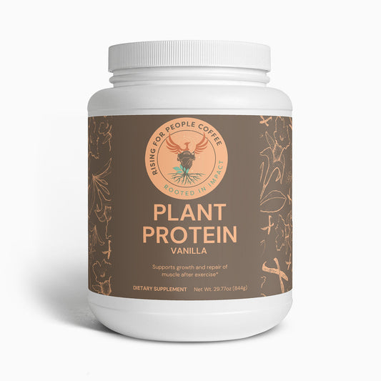 Plant Protein (Vanilla) - Rising For People Coffee Co.Proteins & BlendsRising For People Coffee Co.Rising For People Coffee Co.JTP7PPVAPlant Protein (Vanilla)