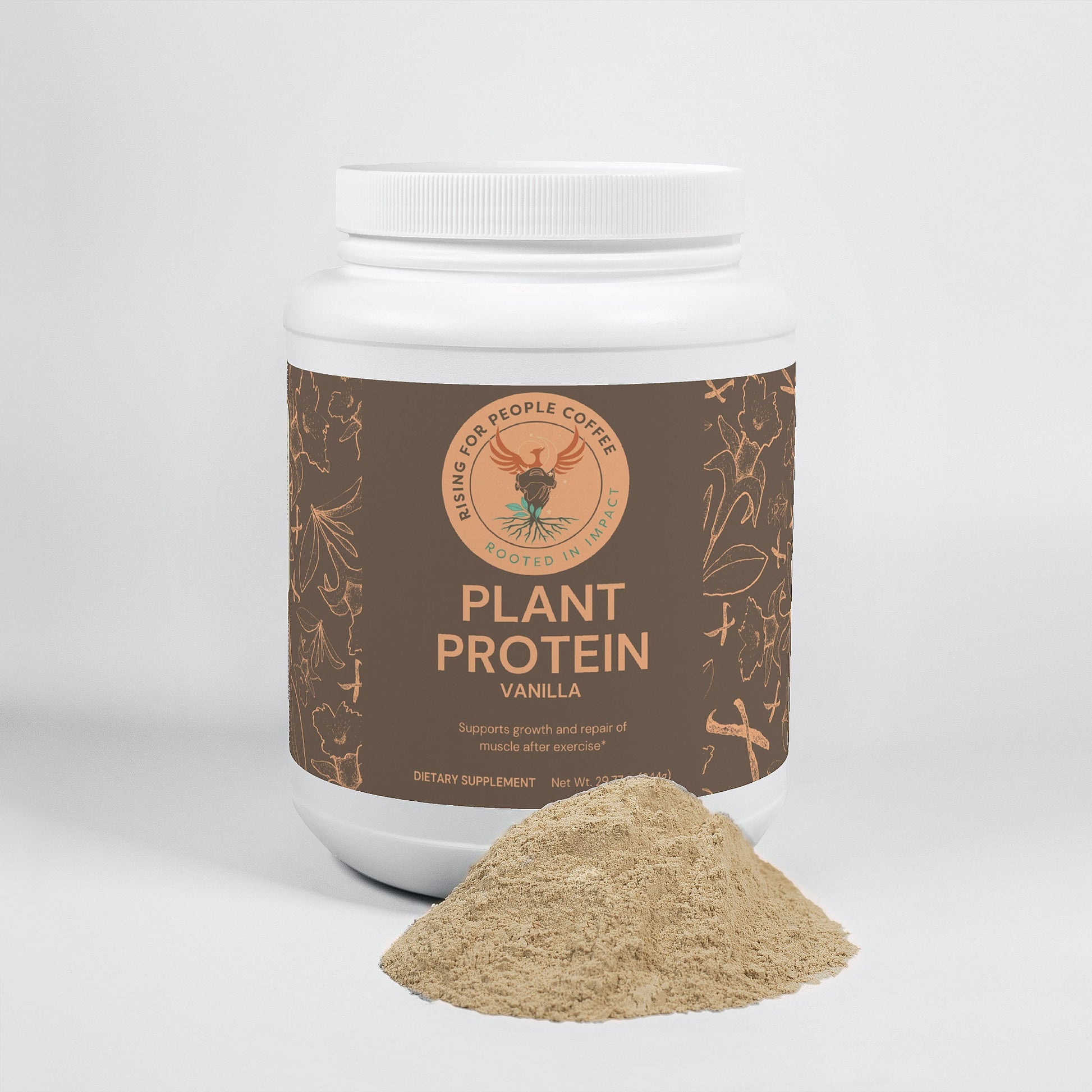 Plant Protein (Vanilla) - Rising For People Coffee Co.Proteins & BlendsRising For People Coffee Co.Rising For People Coffee Co.JTP7PPVAPlant Protein (Vanilla)