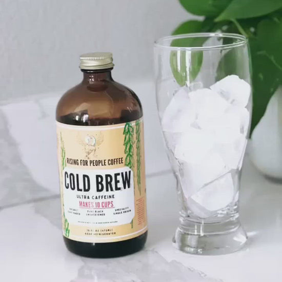 rising for people coffee concentrated cold brew
